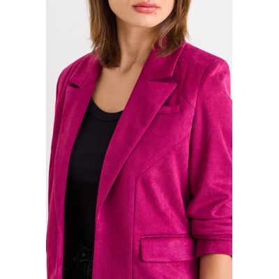Imagen 2 del producto Blazer Liso Mujer Burdeos