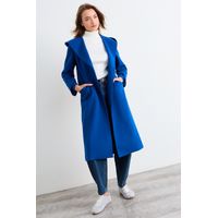 Tapado Liso Mujer Azul