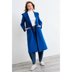 IO - Tapado Liso Mujer Azul