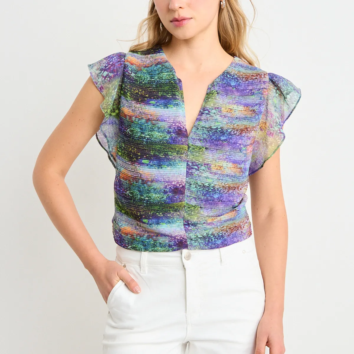 ASH - Blusa Fantasia Mujer Verde Ash