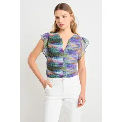 ASH - Blusa Fantasia Mujer Verde