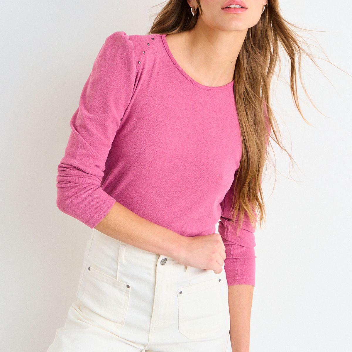 IO - Polera Lisa Mujer Rosado Io