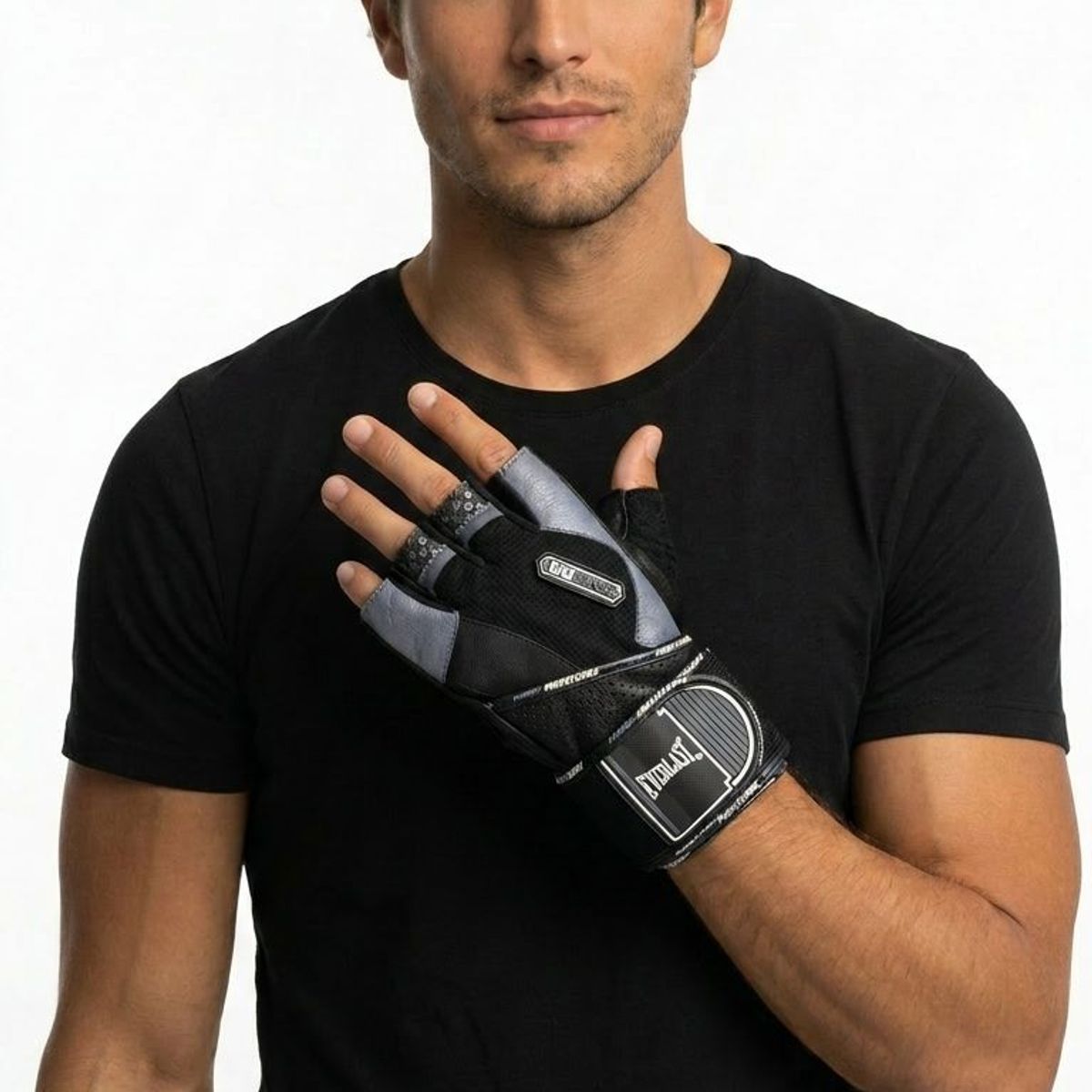 EVERLAST - GUANTE FITNESS EVE PRO HOMBRE NEGR