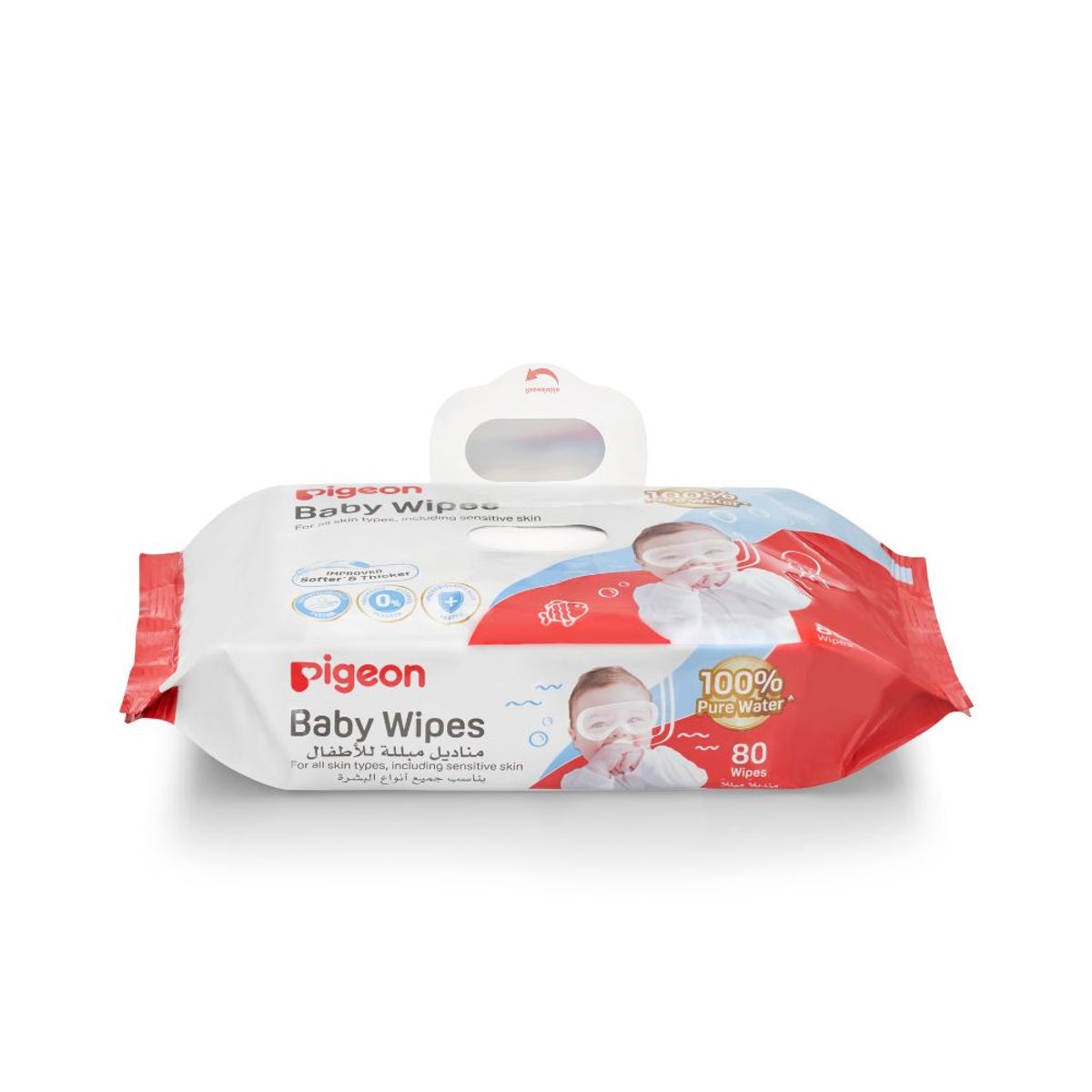 PIGEON - Toallita húmeda Pigeon Pure Water 80 un