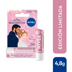 NIVEA - Bálsamo Labial Rose Meringue Ed Ltda Bridgerton
