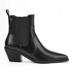 VIA UNO - Botin Mujer WestWinter Rider Negro