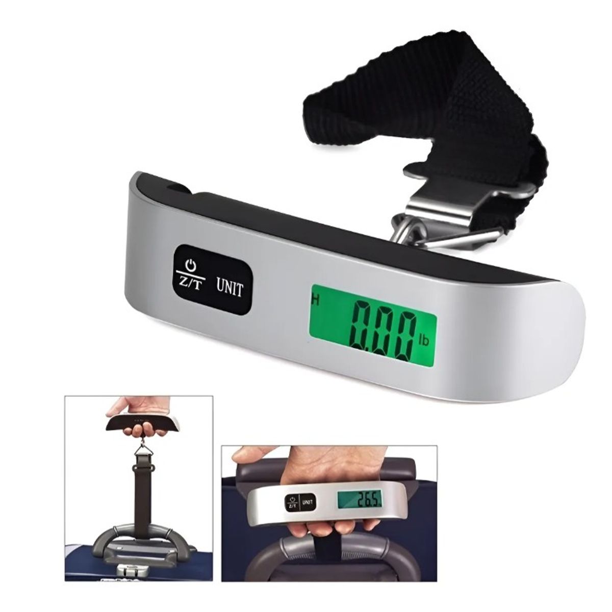 GENERICO - Pesa Balanza Digital Maletas Para Colgar 50kg Lcd Viajes