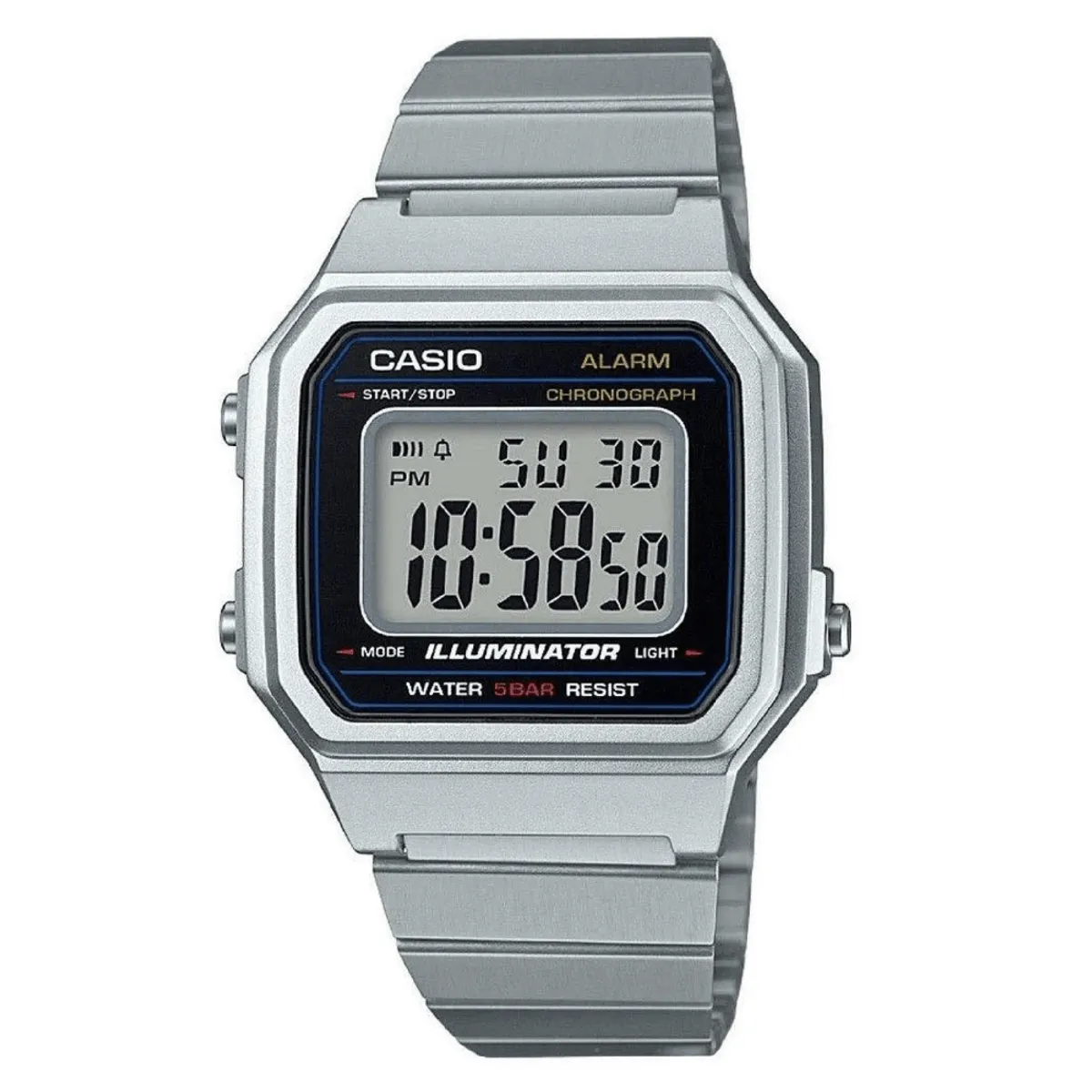 CASIO - RELOJ CASIO B650WD-1ADF PLATEADO HOMBRE