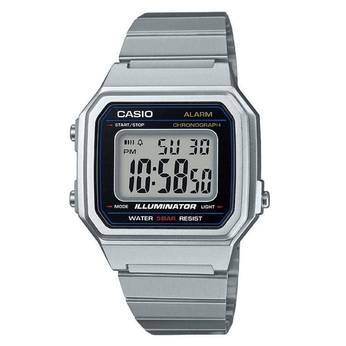 CASIO - RELOJ CASIO B650WD-1ADF PLATEADO HOMBRE
