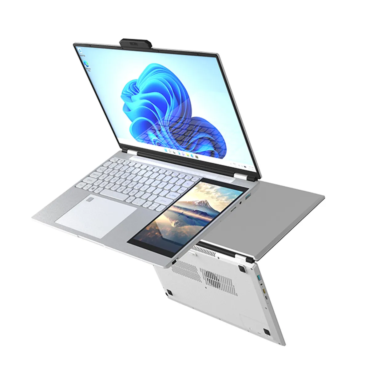 STARTECHOFFICE - Notebook Dual Screen 15.6” Full HD Pantalla Secundaria Táctil 7”  16GB RAM DDR5  512GB SSD