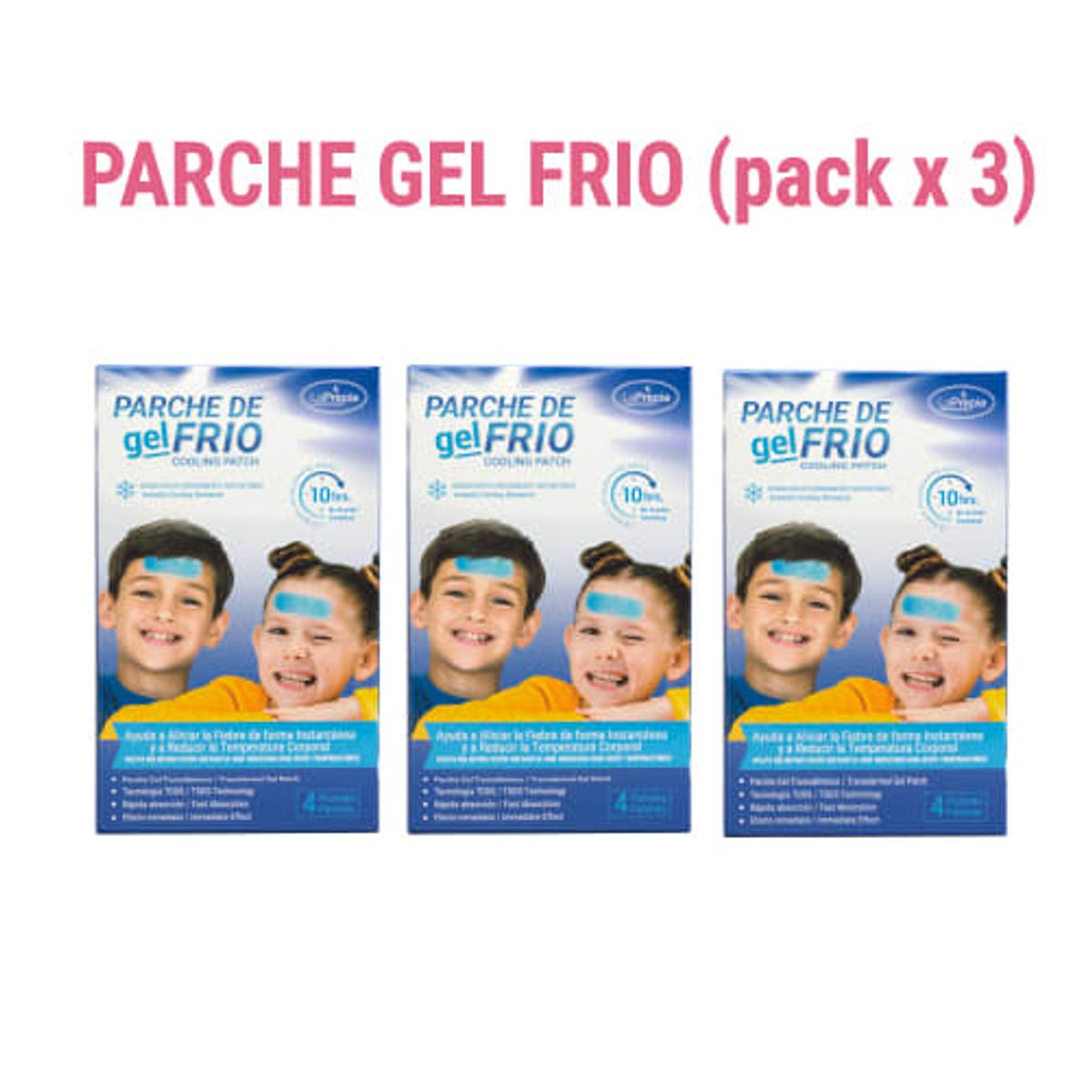 LA PREPIE - Parche Gel Frío La Prepie Original Pack 3 unidades