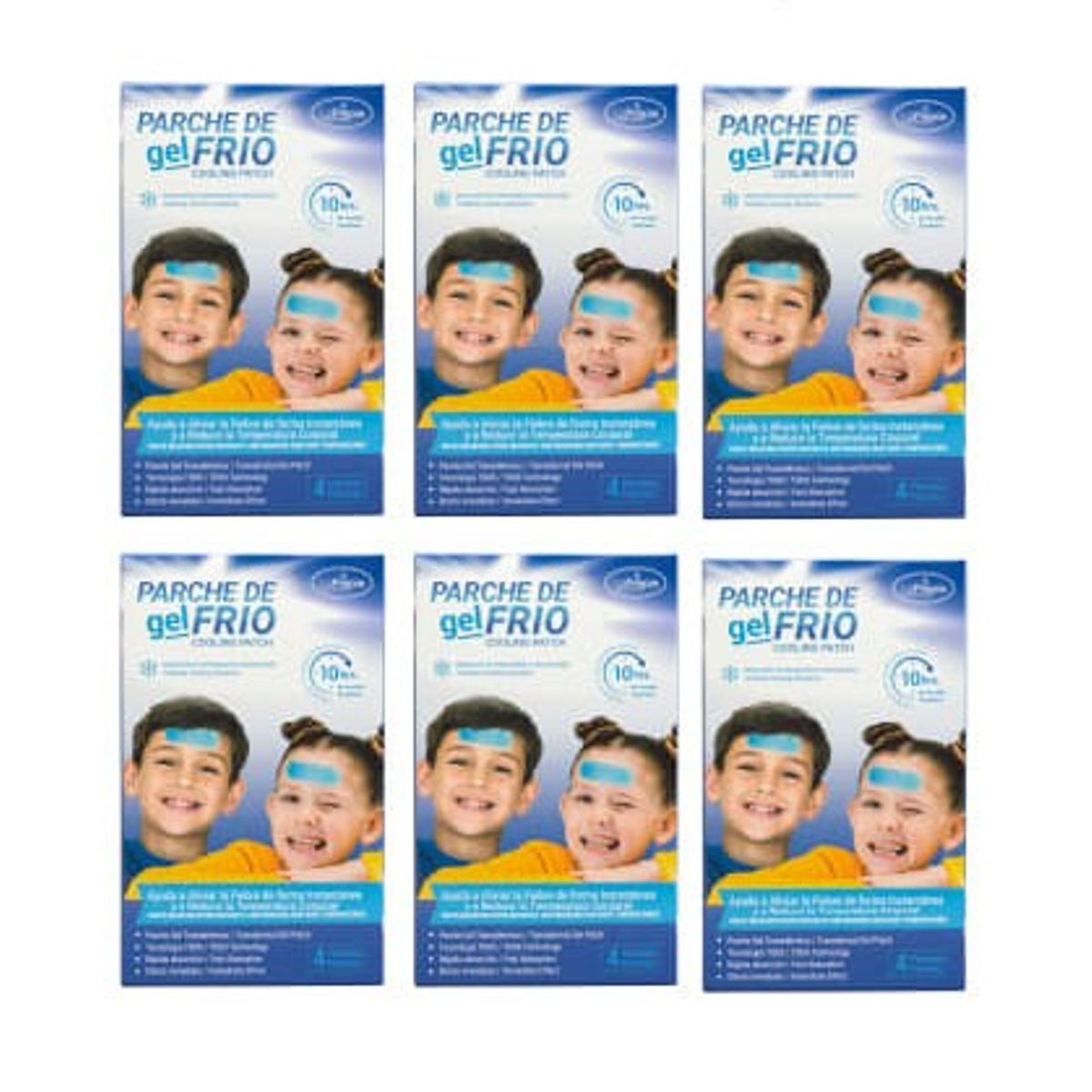LA PREPIE - Parche Gel Frío La Prepie Original Pack 6 unidades