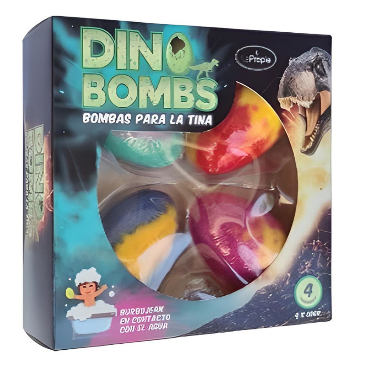 LA PREPIE - Bombas De Baño Huevos De Dinosaurio Efervescentes Para la Tina