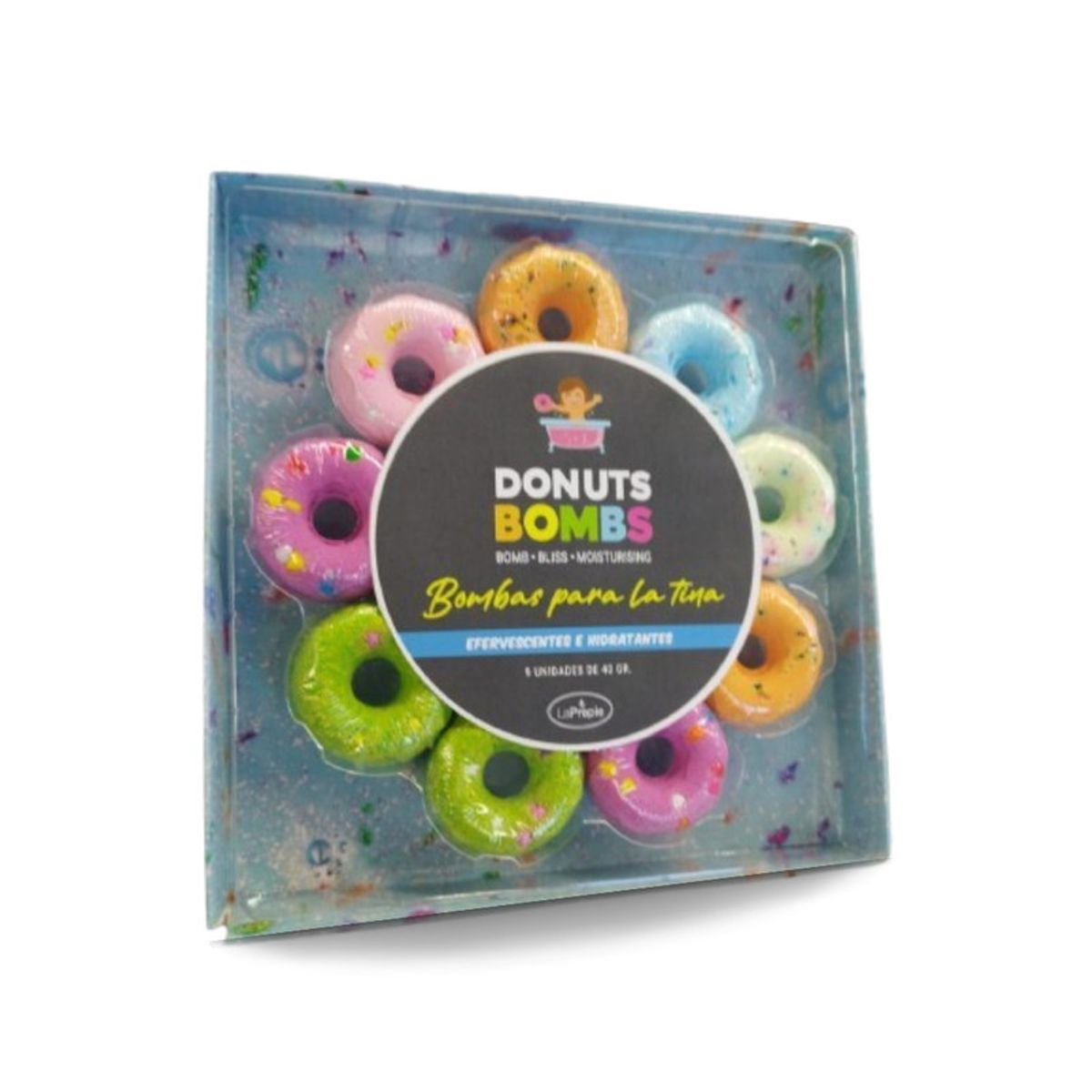 LA PREPIE - Bombas De Baño Donuts Efervescentes Para la Tina