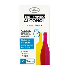 LA PREPIE - Test Rapido Alcohol Saliva Homecontrol
