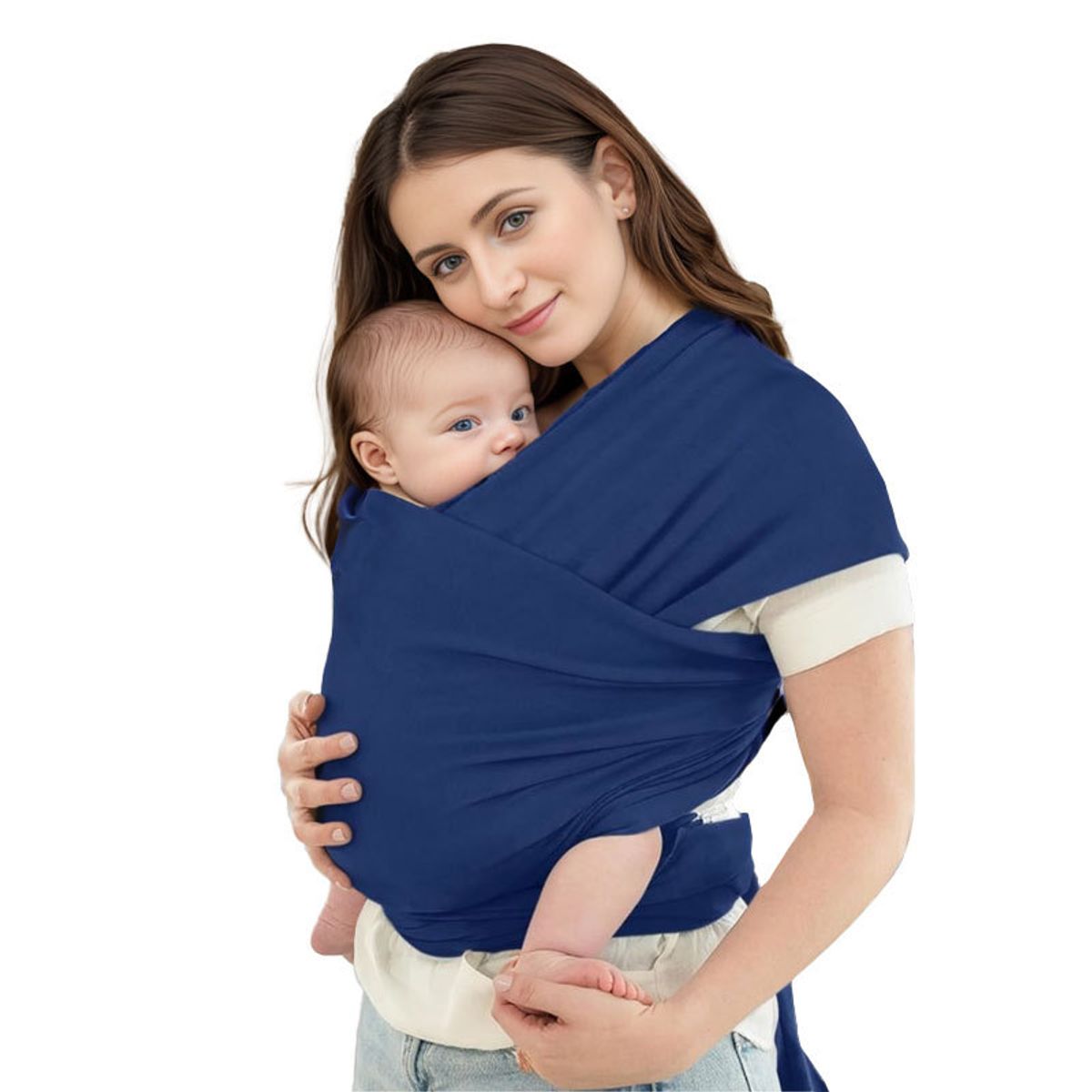 GENERICO - Fular Porta Bebe Azul Marino