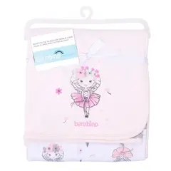 BAMBINO - Mantita de Algodón Doble Capa Hada Bailarina