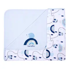 BAMBINO - Mantita de Algodón Doble Capa Puercoespin Arcoiris