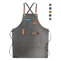 GENERICO - Pechera Delantal Cocina, Barbacoa, Parrilla Premium, Peluque
