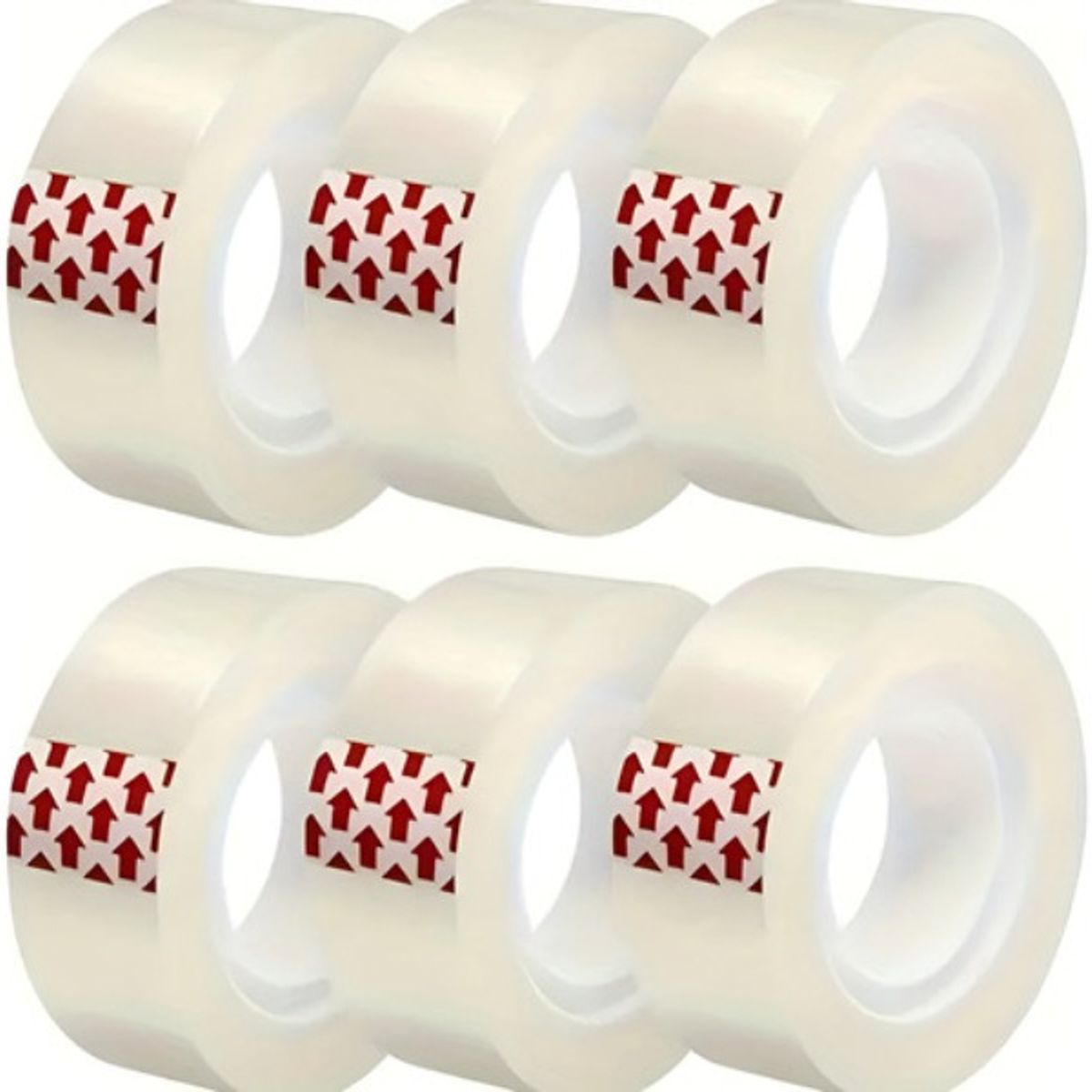 SCOTCH - Pack 8x Cinta Scotch Adhesivo Transparente 1.8cms X 20metros Blanco Transparente