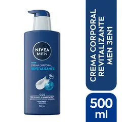 NIVEA - MEN Crema Corporal Revitalizante 3en1 500 ml