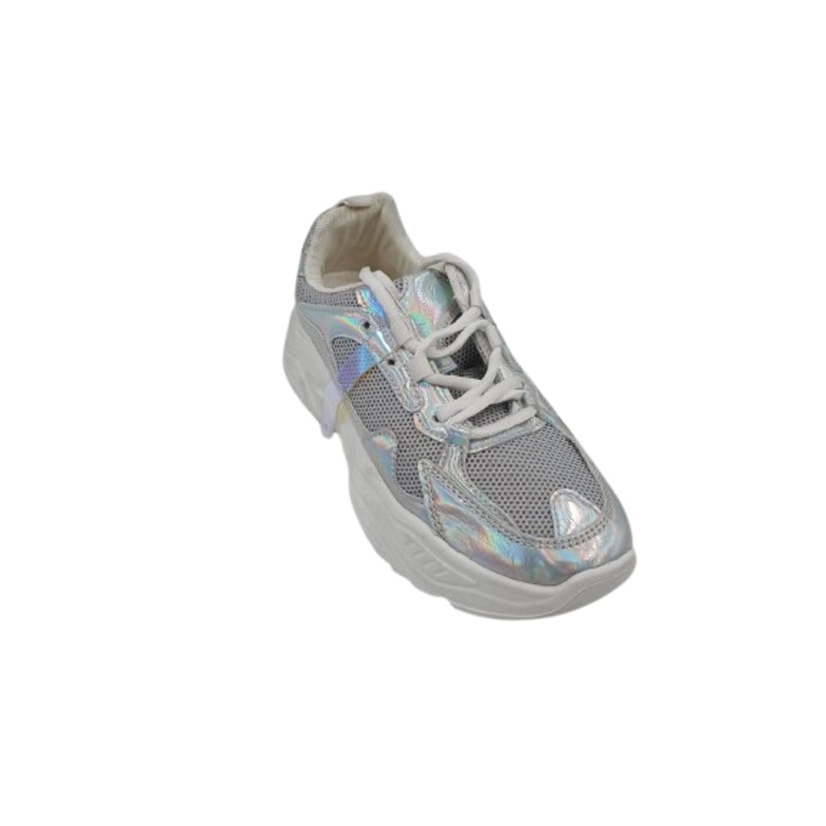 HERIEL - Zapatilla Plateada Urbana