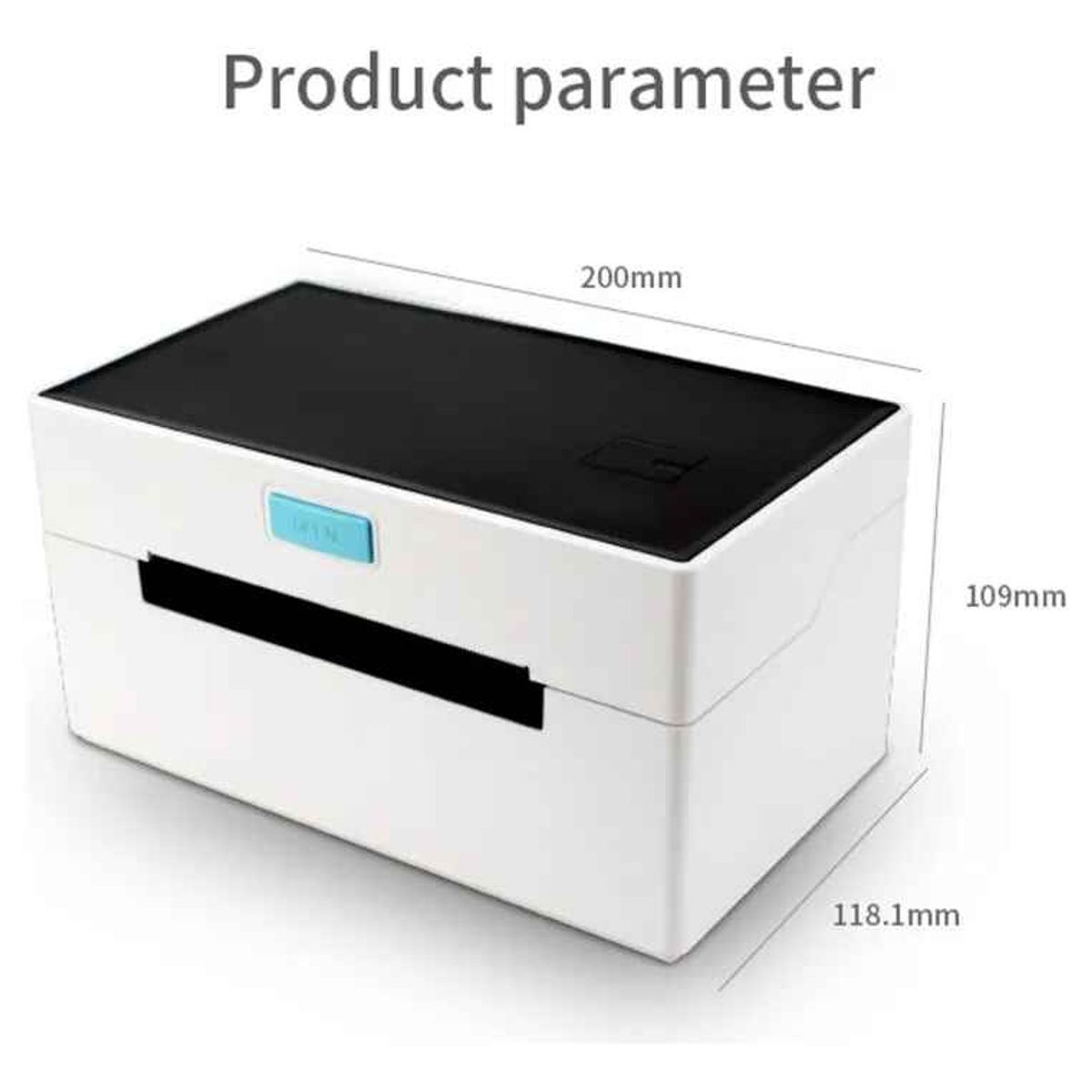 GENERICO - Impresora Térmica Etiquetas Adhesivas Autoadhesivas Bt Usb Blanco