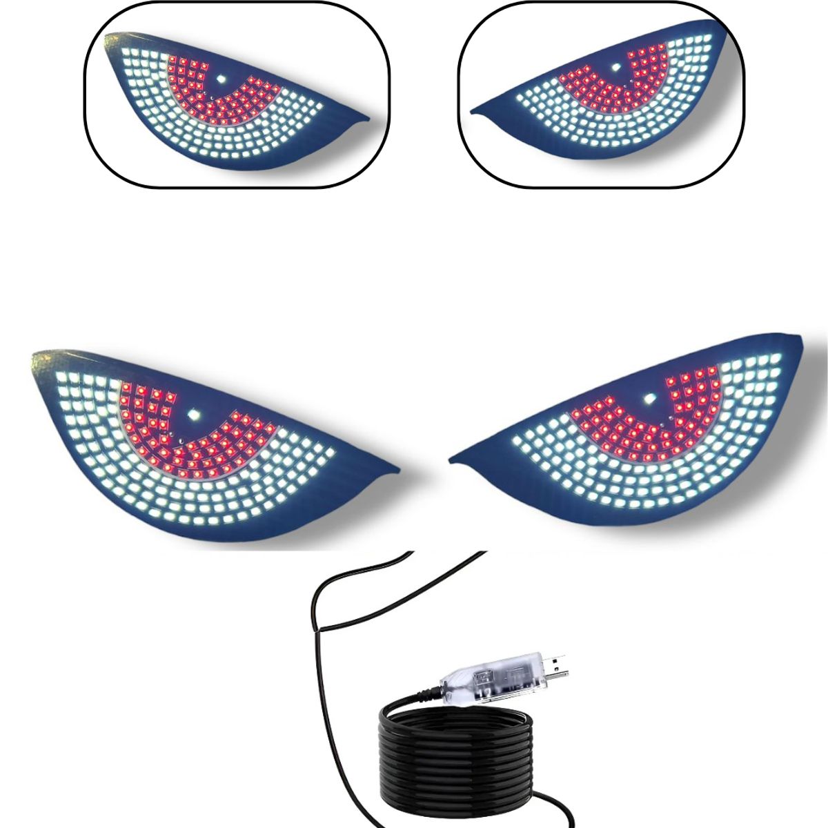 GENERICO - Led Ojos Del Diablo Para Autos Camiones Tuning