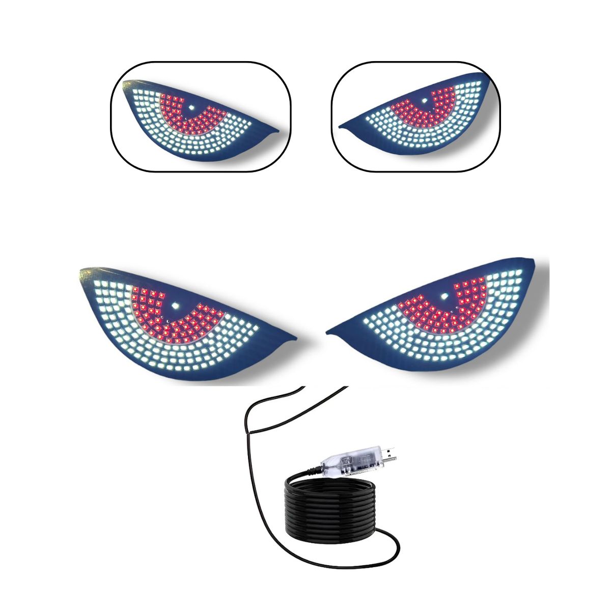GENERICO - Led Ojos Del Diablo Para Autos Camiones Tuning