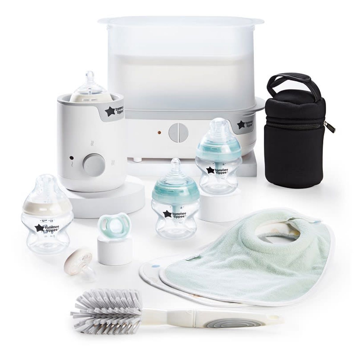 TOMMEE TIPPEE - KIT DE INICIO ALIMENTACIÓN CON ESTERILIZADOR COMPLETE FEEDING
