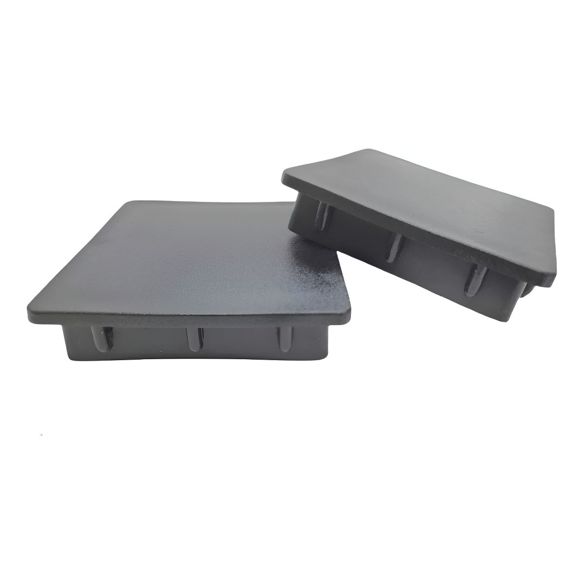 GENERICO - Pack 50 Tapa De Perfil 100x100mm Ruedas Negro - 338069