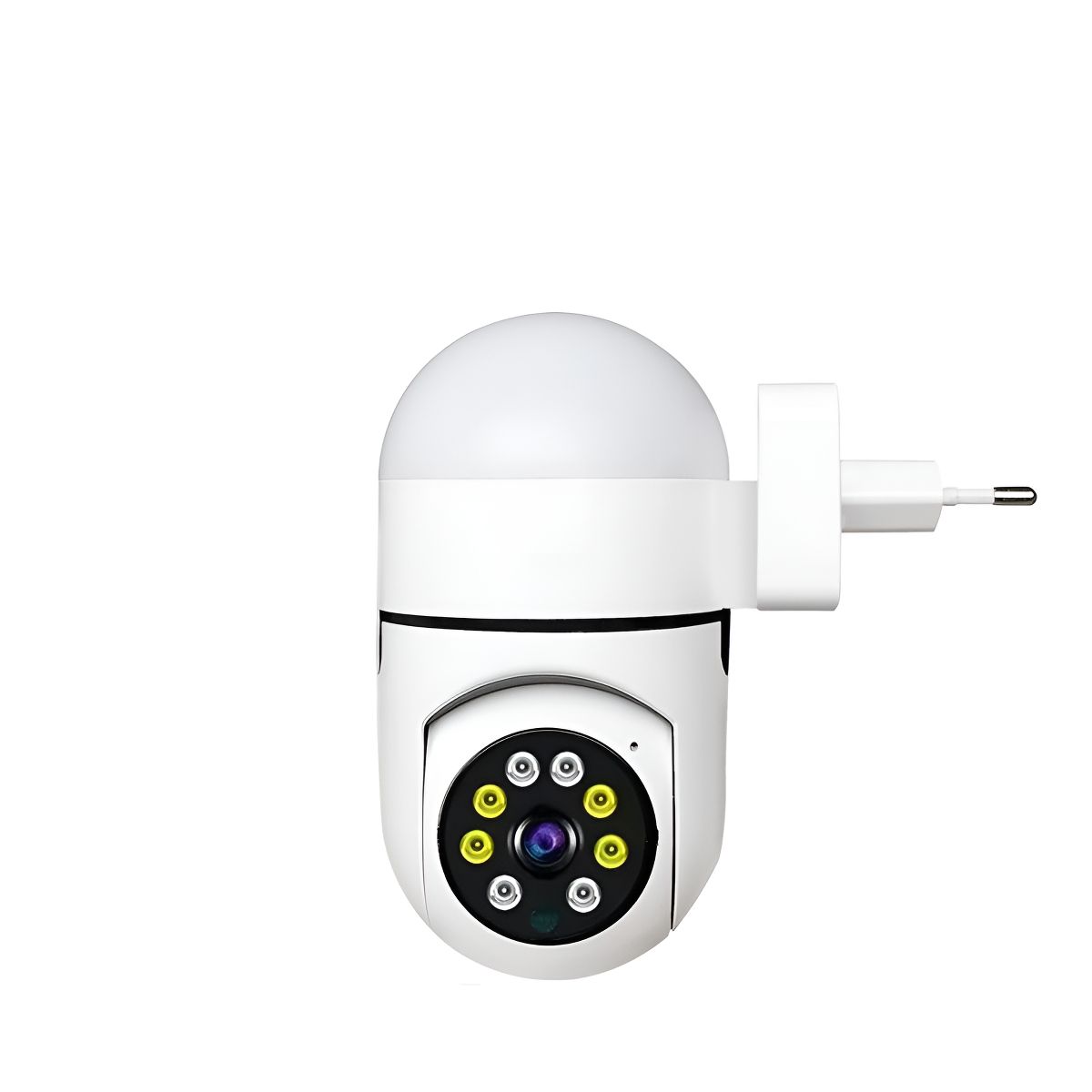 GENERICO - Cámara Wifi Ip Movimiento Alarma Exterior Anti Agua Full Hd Color Blanco - 221046
