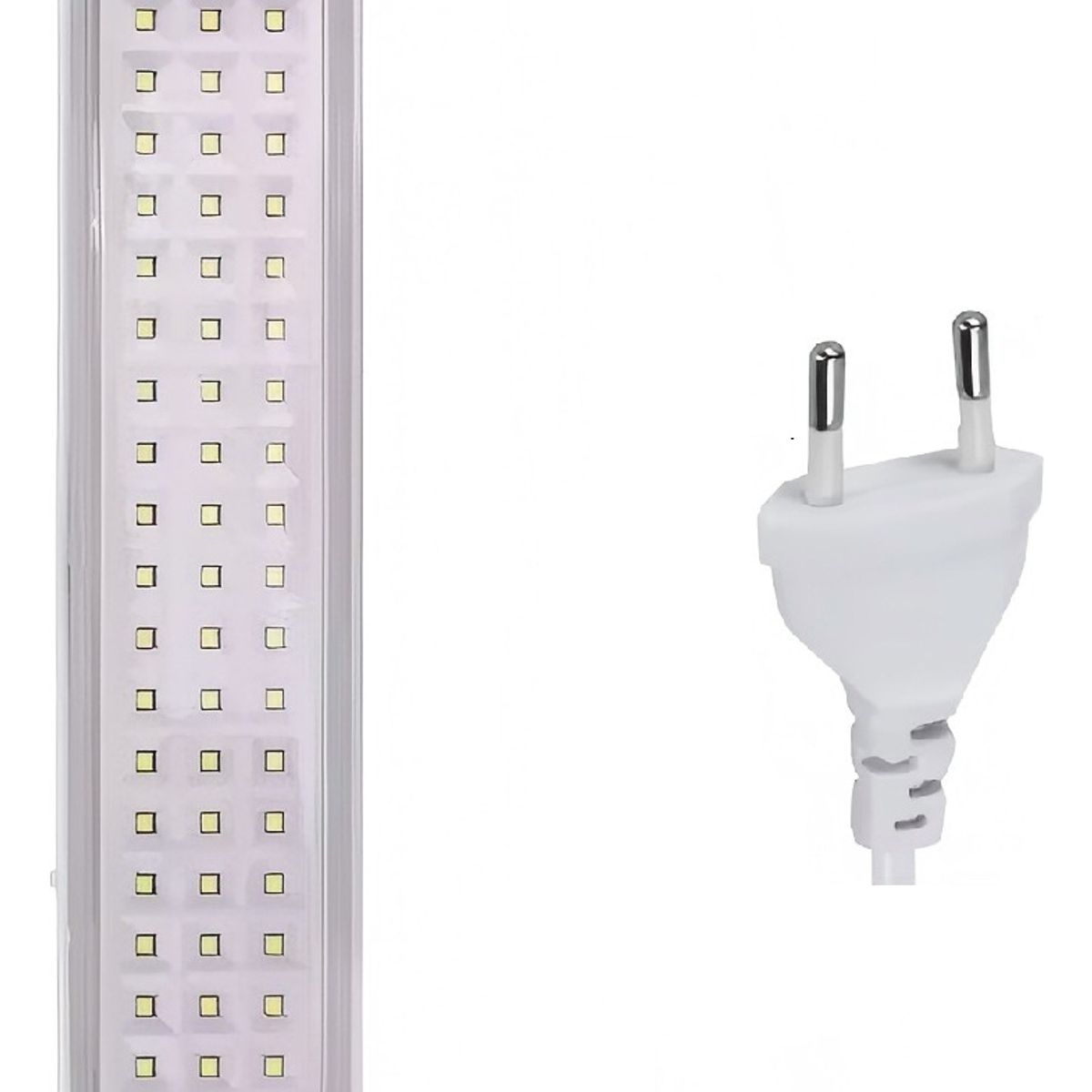 GENERICO - Luz De Emergencia Led Potente Recargable 60 Leds Color Blanco - 003415