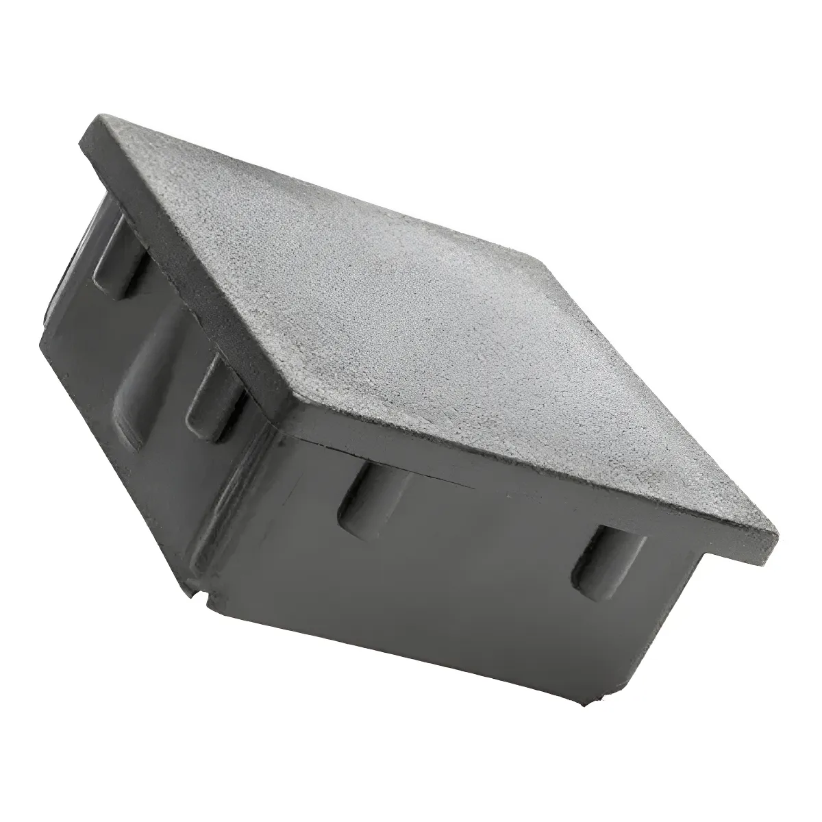 GENERICO - Tapa De Perfil 40x40mm pack 50 Unidades Ruedas Negro - 338067