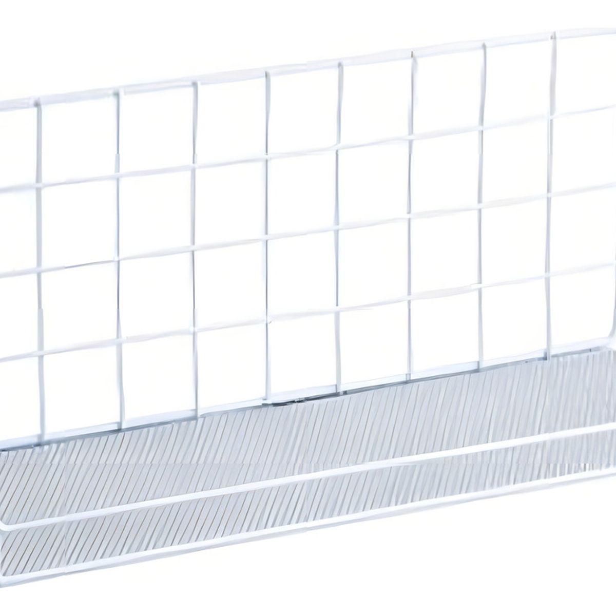GENERICO - Organizador Repisa Flotante Multiuso Adhesivo Acero Inox 3kg Color Blanco - 327008