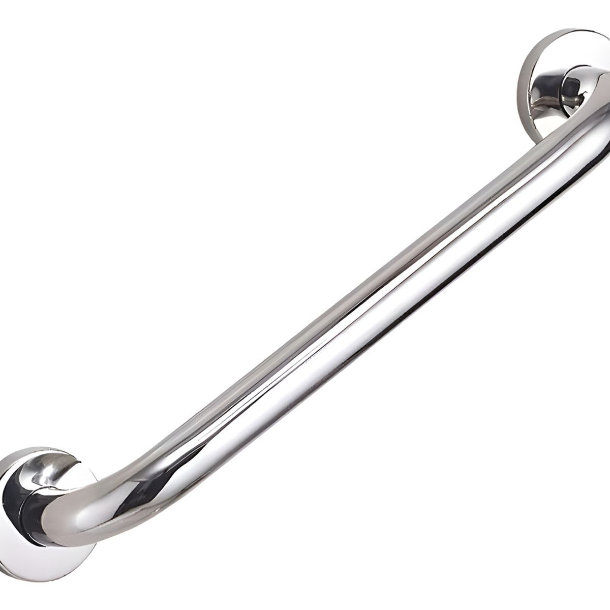 GENERICO - X2 Barra Seguridad Recta Ducha Baño 50cm Inoxidable Manilla Color Cromado