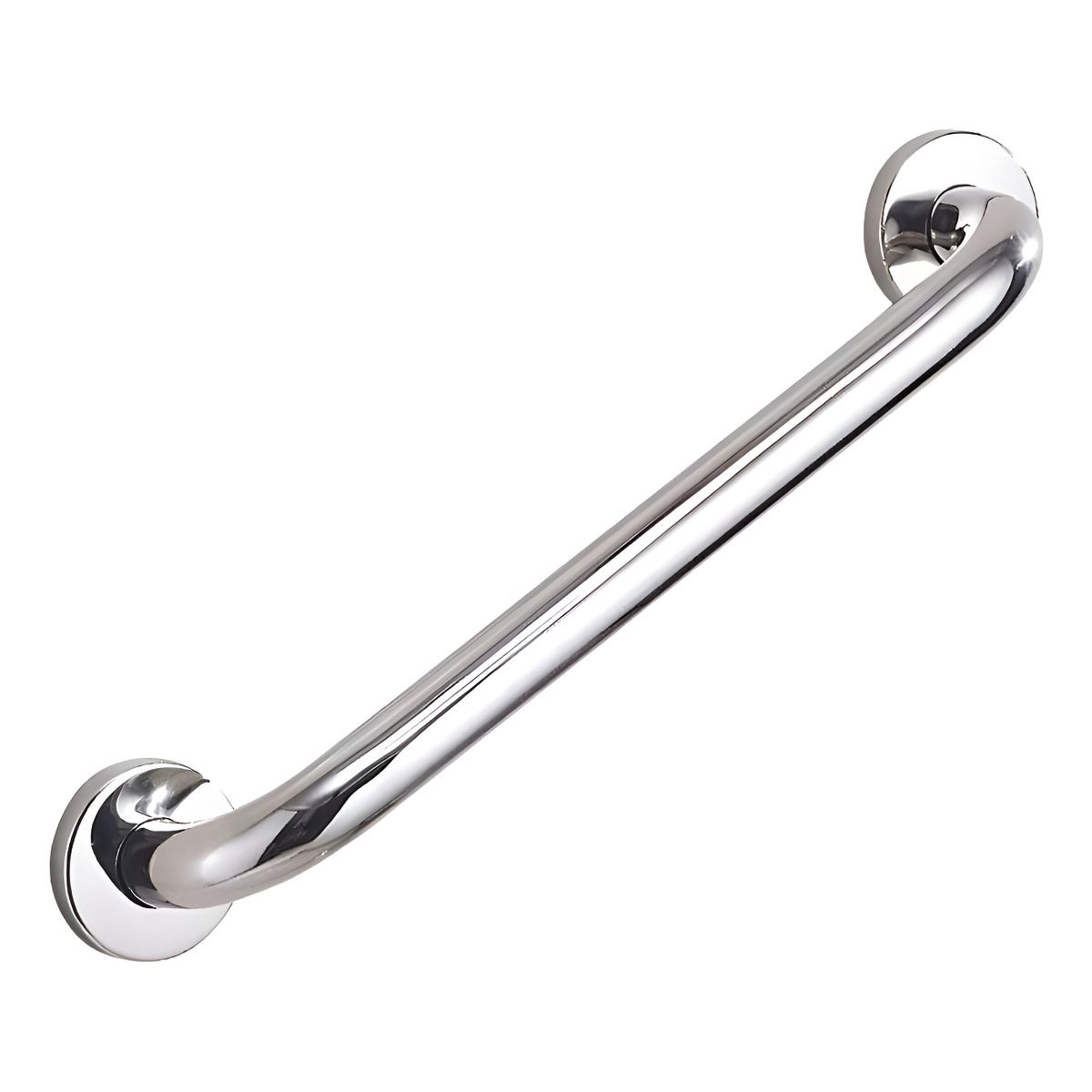 GENERICO - X2 Barra Seguridad Recta Ducha Baño 50cm Inoxidable Manilla Color Cromado