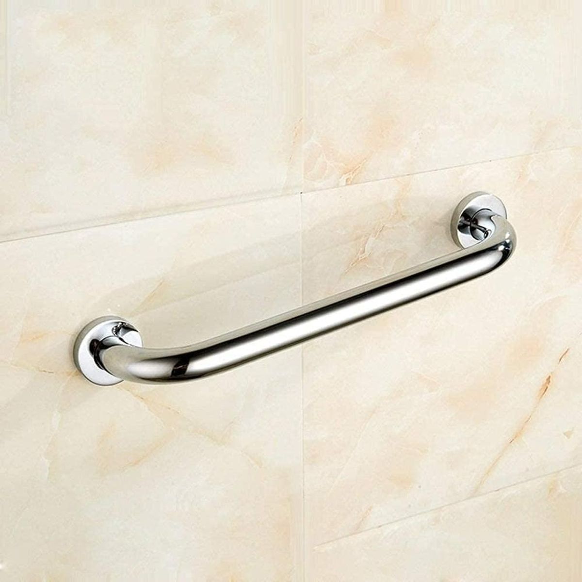 GENERICO - X2 Barra Seguridad Recta Ducha Baño 50cm Inoxidable Manilla Color Cromado