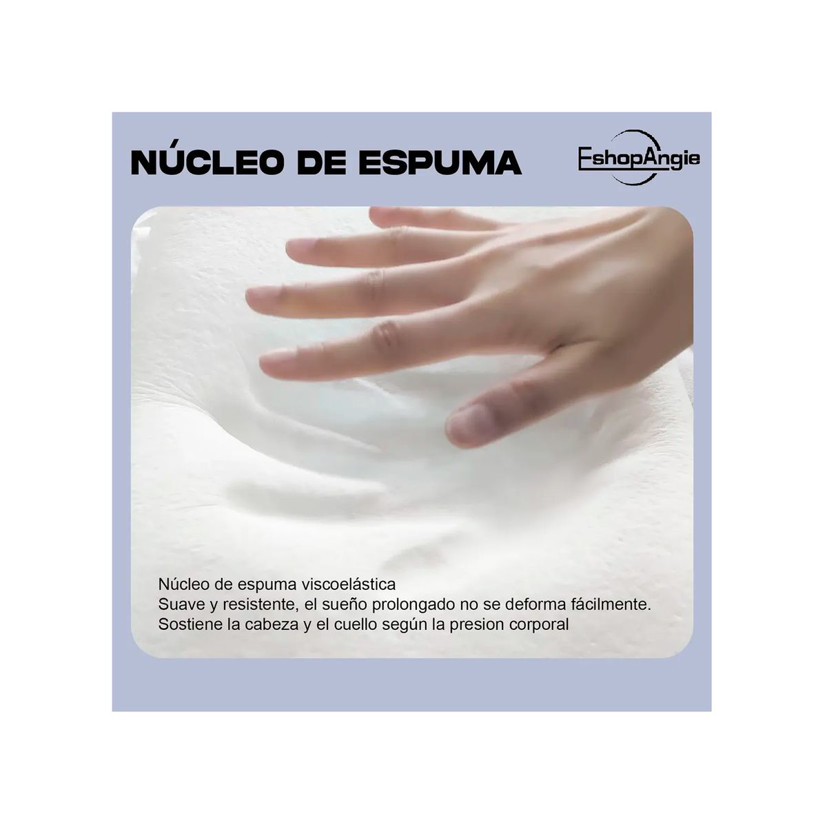 ESHOPANGIE - Almohada Viscoelástica Ergonómica Ortopédica Para Cuello