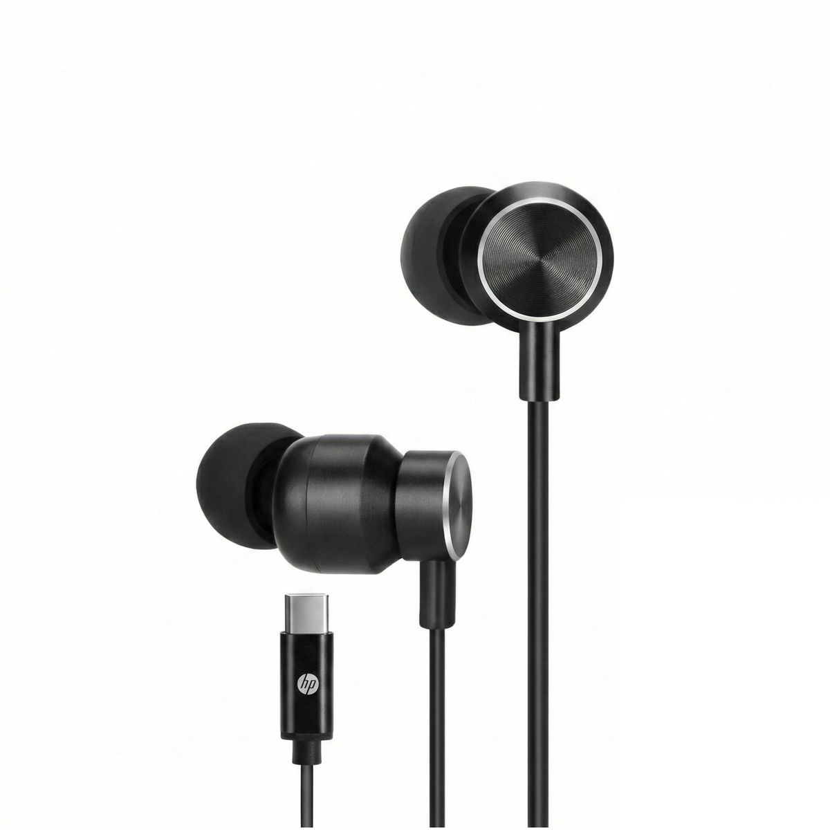 HP - Audífonos Hp In-ear Dhh-1126 Usb-C Negro