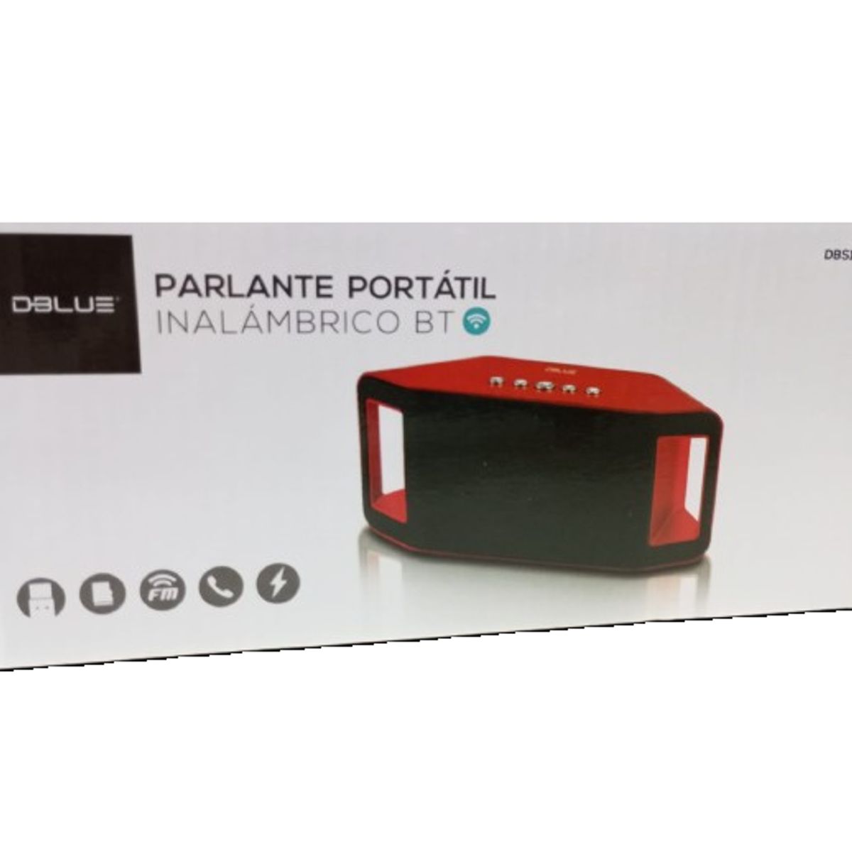 GENERICO - Parlante inalámbrico Portatil BT Rojo DBLUE DBS110