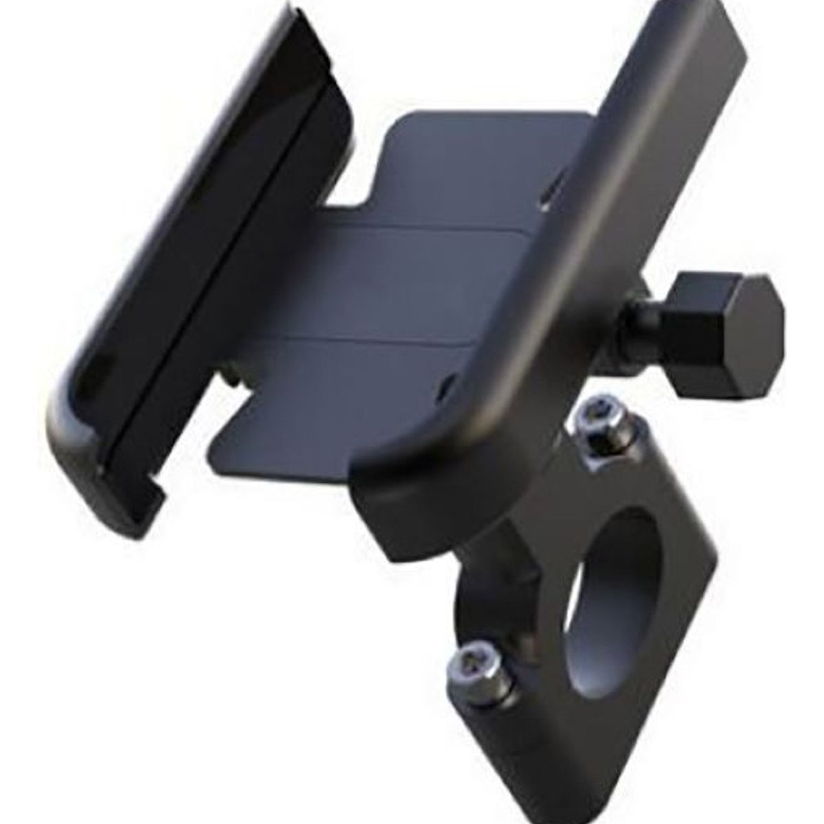 GENERICO - Soporte Celular Metálico Moto Bici Giro 360° Extensible 4-7 IT TECH