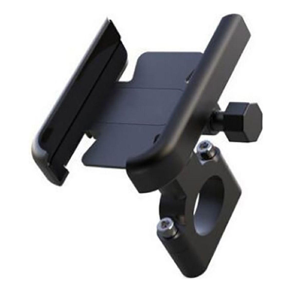 GENERICO - Soporte Celular Metálico Moto Bici Giro 360° Extensible 4-7 IT TECH
