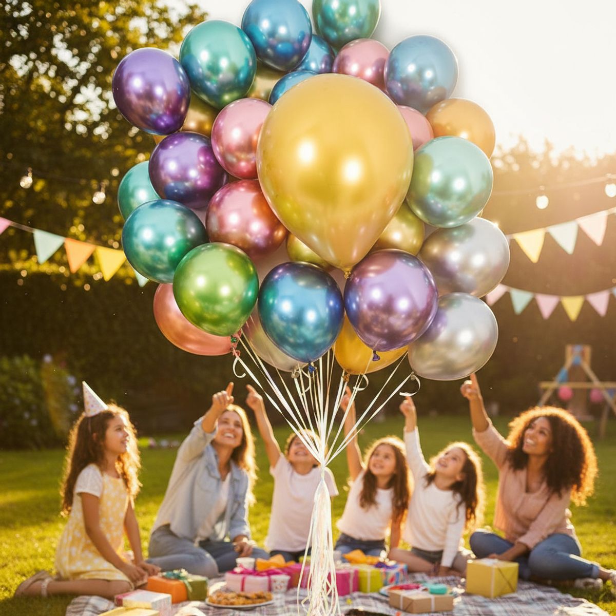 GENERICO - Globos Metalizdos Cromadosshuaian50 Unidades10nch