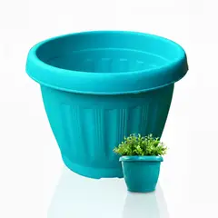 GENERICO - Macetero Plástico Redondo Calipso 42 cm