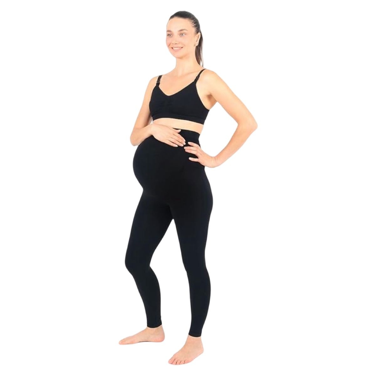 AAYO MODA - Pack 3 Calzas Leggings  Maternales Algodón Chiporro Abrigadas Invierno