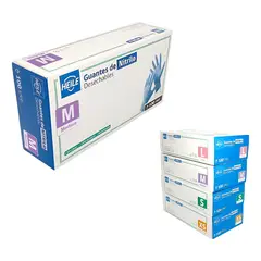 GENERICO - Guantes De Nitrilo Texturizados caja De 100 Uds