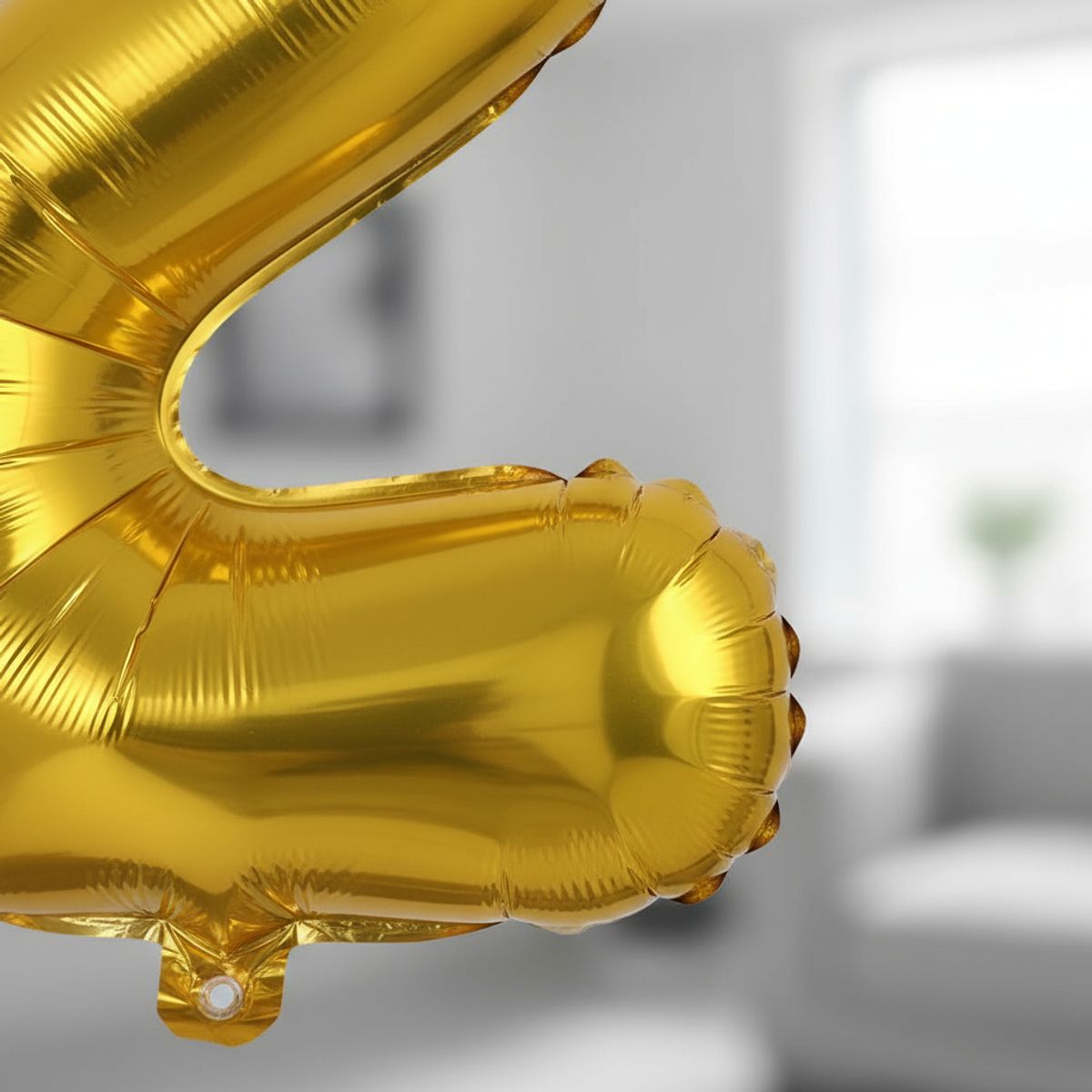 GENERICO - Globo Metálico Numero 70 Cm Dorado Cotillón Activarte Numero 2