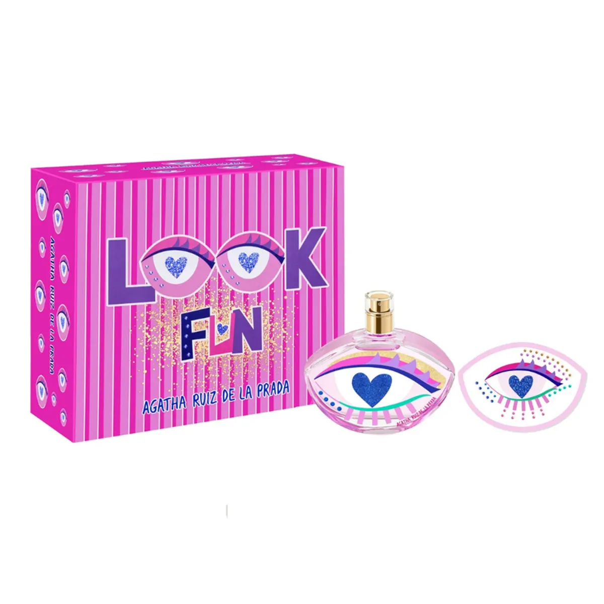 AGATHA RUIZ DE LA PRADA - Set Perfume Agatha Ruiz De La Prada Look Fun EDT 80 ml + Stickers Pegatinas