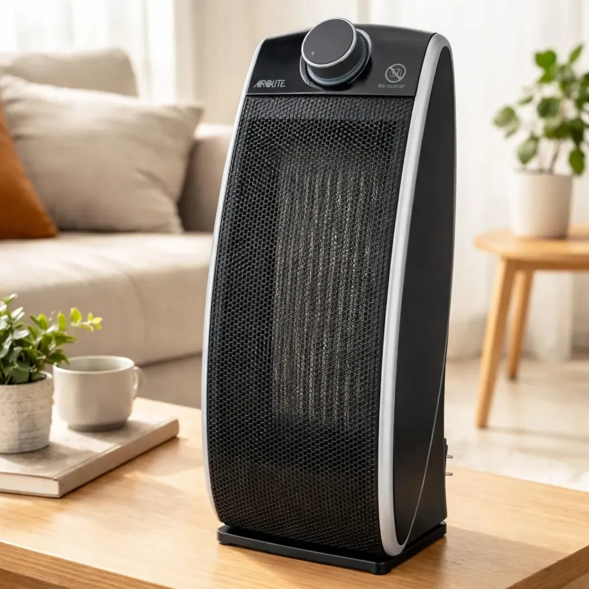AIROLITE - Termoventilador Calefactor Cerámico Electrico Oscilante Airolite Curve Tower